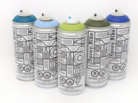 Spray.Bike Paint 400mL - London Series, Blue and Green shades