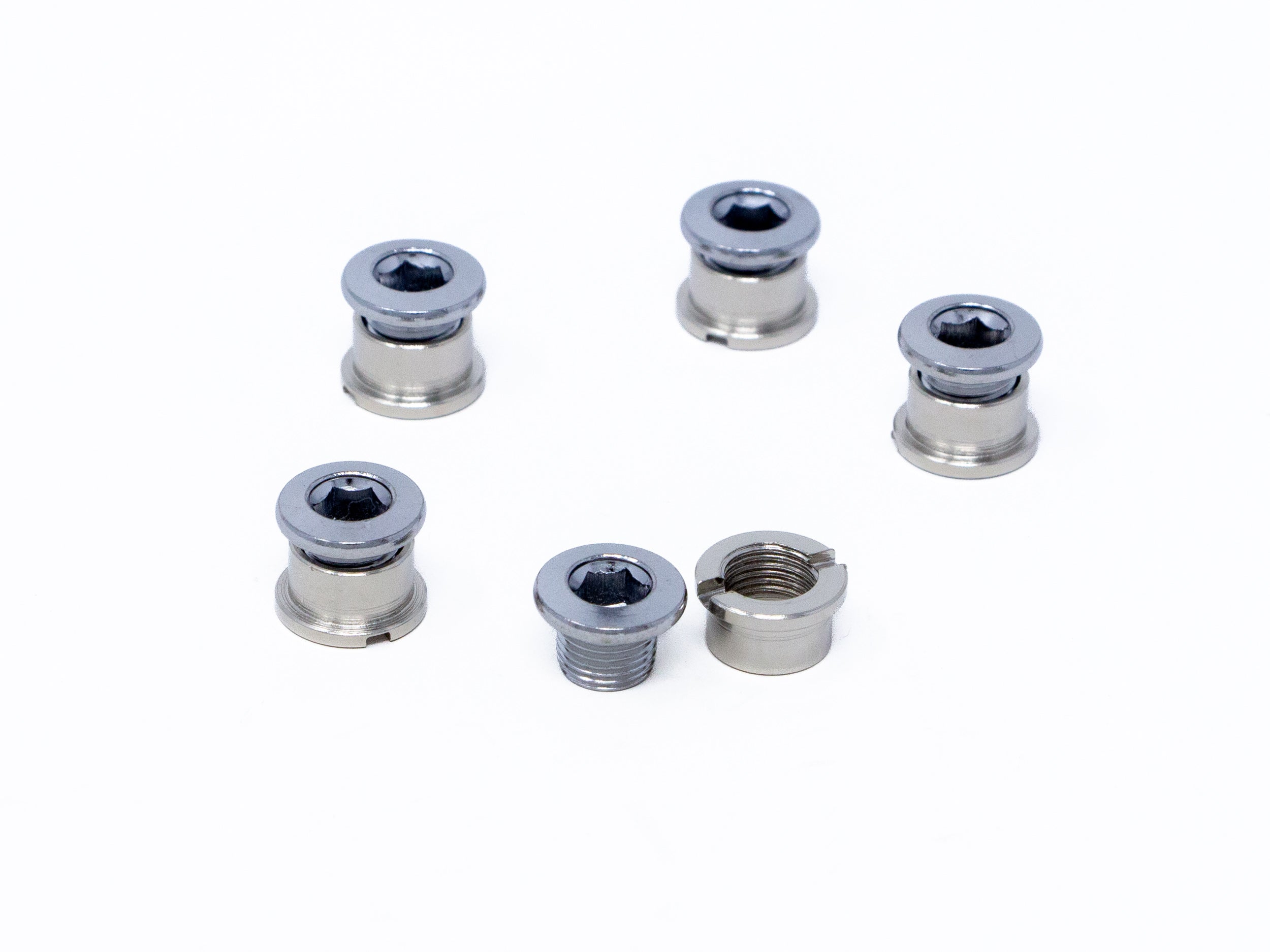 Set of Five Chainring Bolts for Single Speed