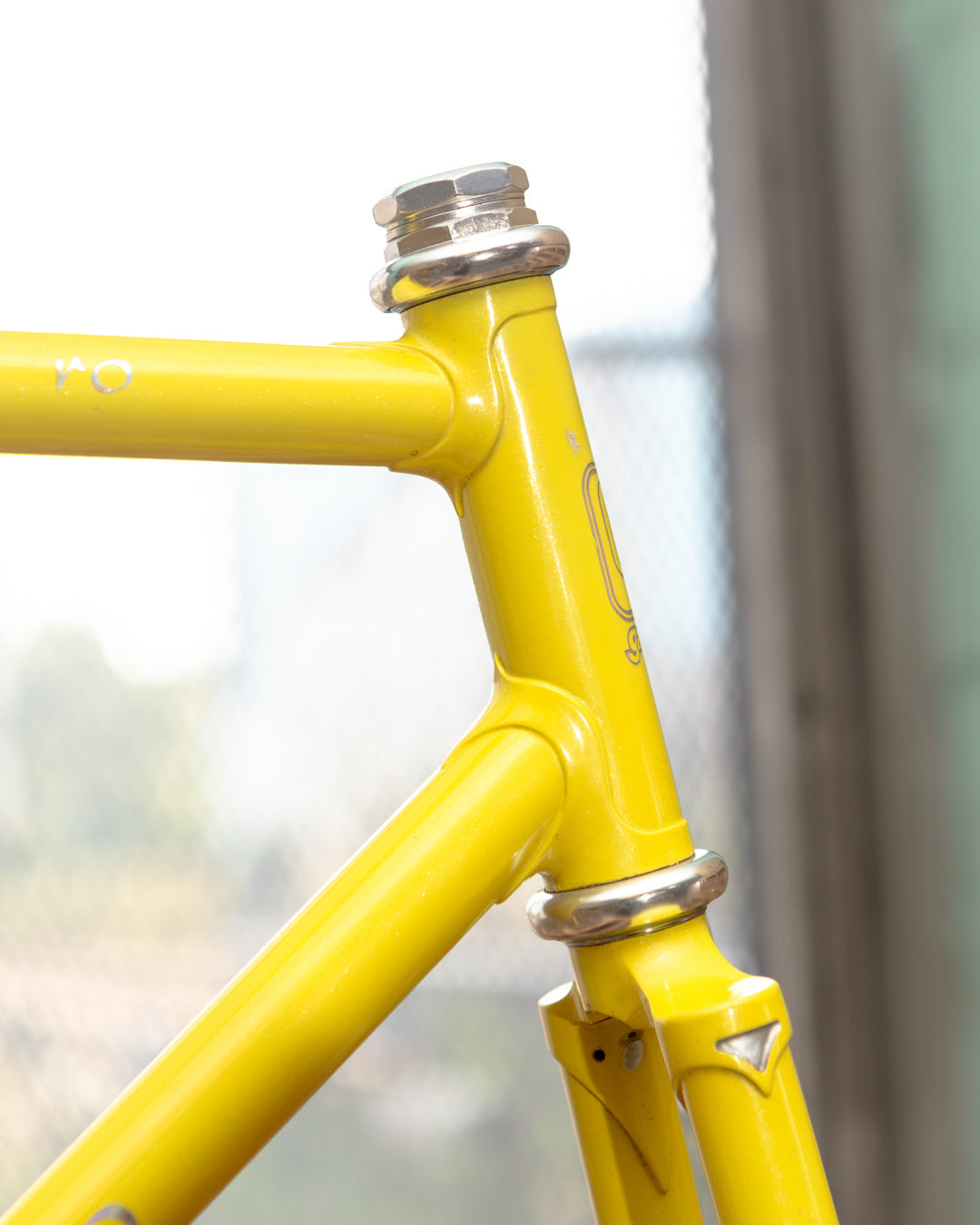 NJS Gan Well Pro Track Frame 51cm Yellow
