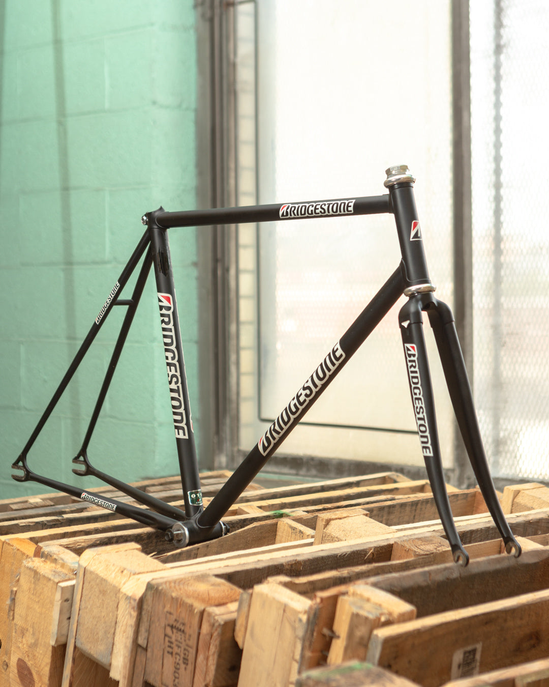 NJS BRIDGESTONE Columbus 競輪フレーム C-T約500 NJS Bridgestone Track Frame 51.5cm Black – C&L Cycles