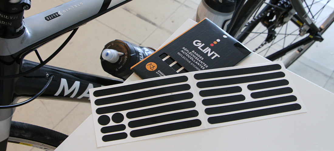 Glint bike frame reflector kit