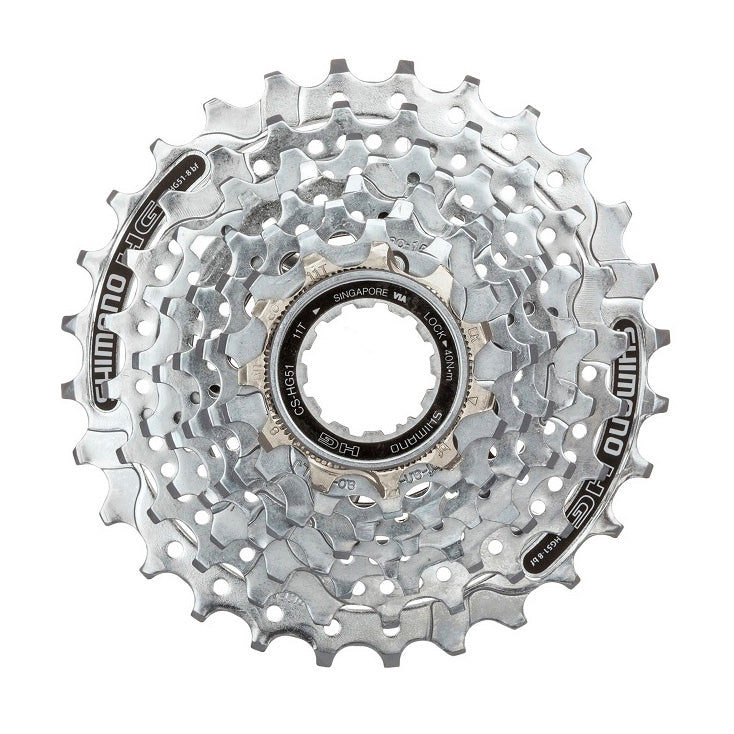 Shimano Cassette Sprocket, CS-HG51, 8 Speed – C&L Cycles