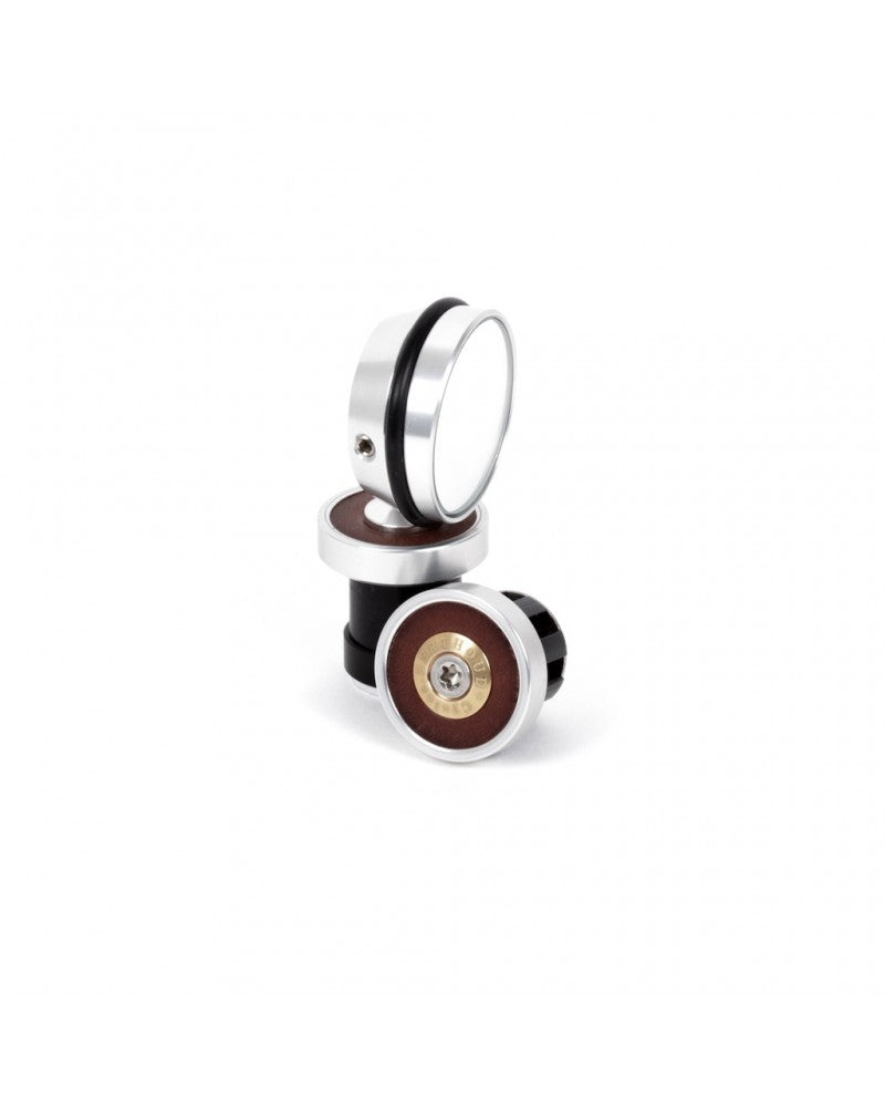 Berthoud Silver Mirror and Bar-end Set