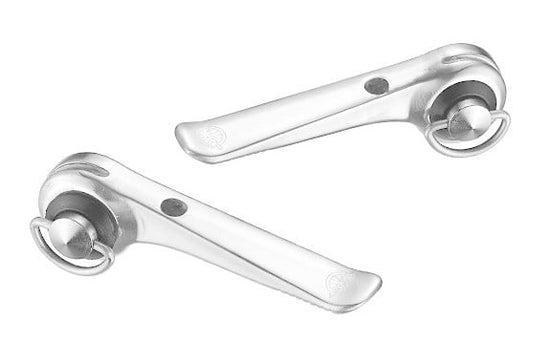 Shift Levers Downtube Silver Retro-Friction