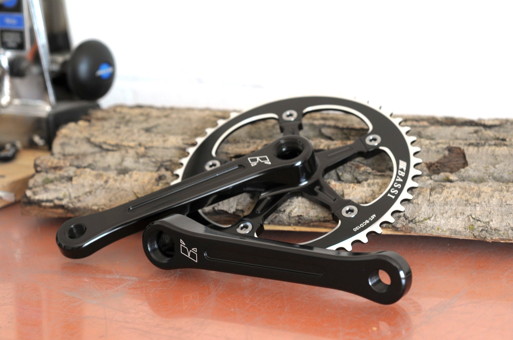 Bassi Classic Track Crankset 165mm 46T