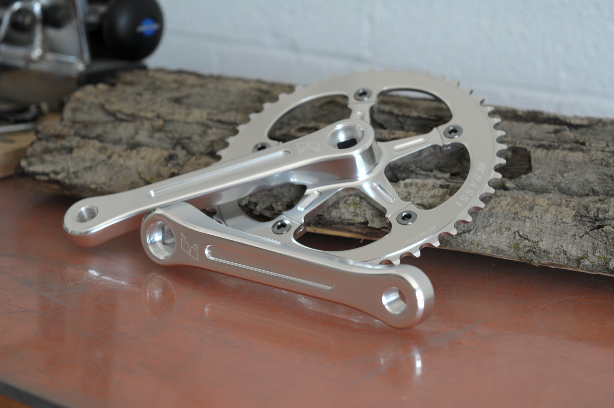 Bassi Classic Track Crankset 165mm 46T