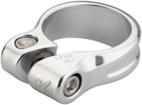 Collet de Selle All-City Shot Collar Seatpost Clamp - 33.1mm, Silver