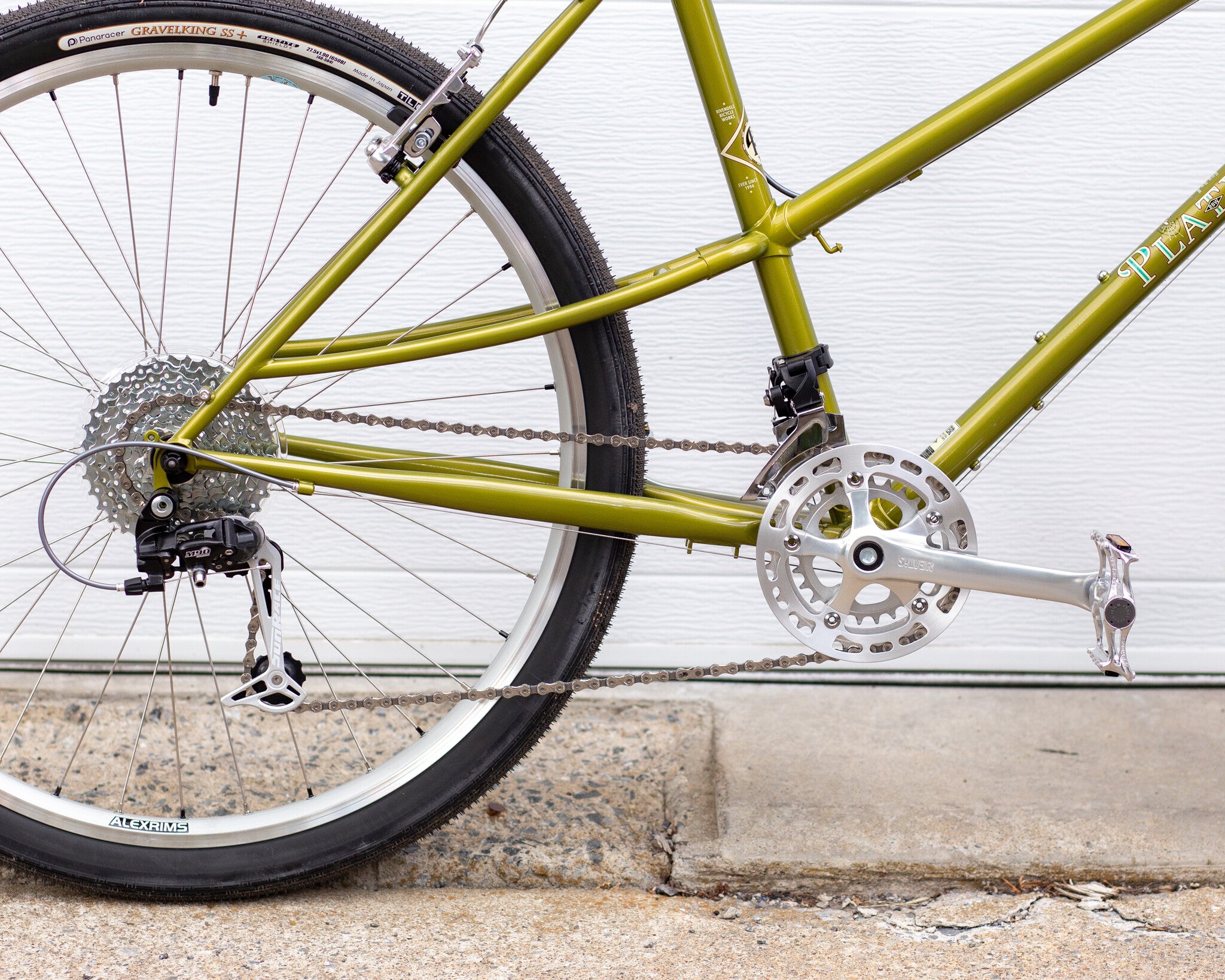 Platypus Floor Demo Bicycle - Lime-Olive 50cm