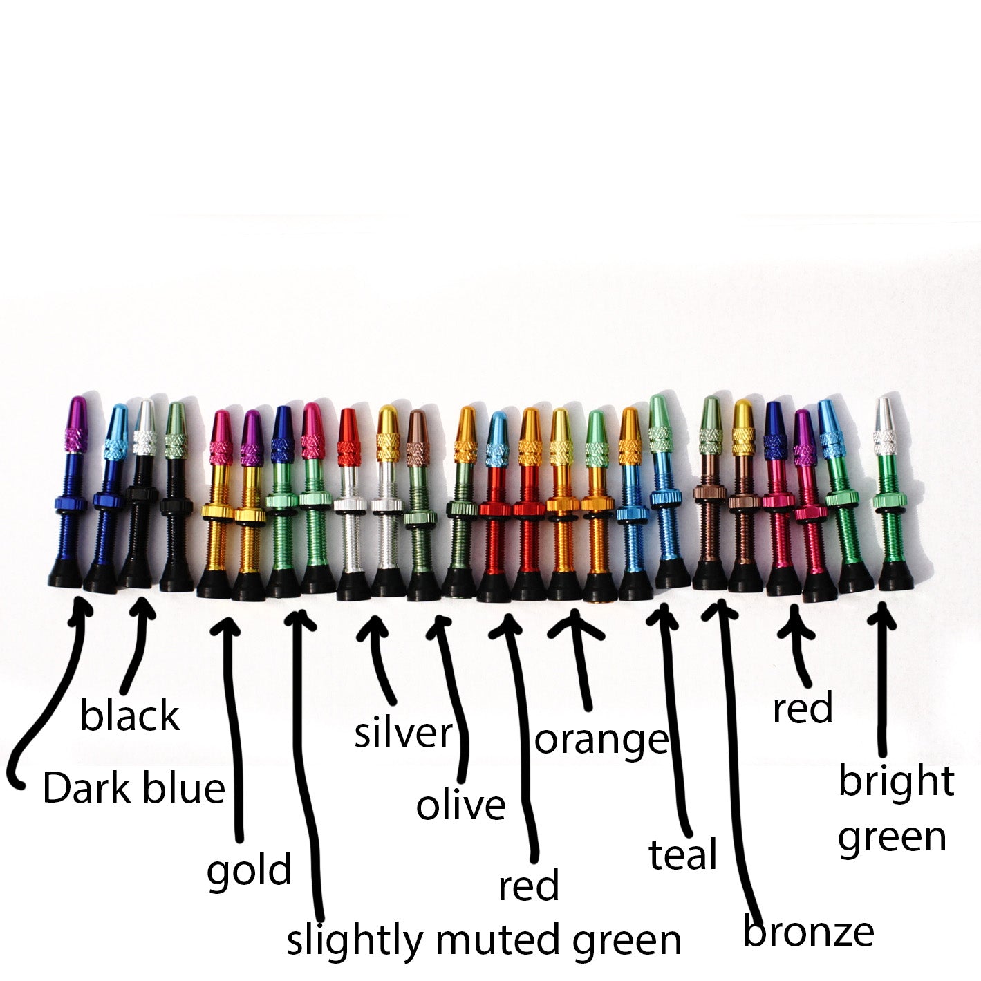 Discord Components Tubeless Valves (Pair)