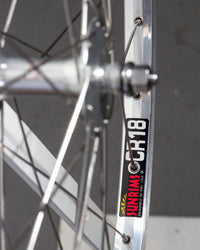 Handmade Bloomfield Track Wheels - CR18 Polished, 650B