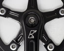 Bassi Narrow-Wide Crankset Low Black 38t
