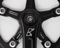 Bassi Narrow-Wide Crankset Low Black 38t