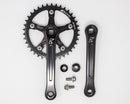 Bassi Narrow-Wide Crankset Low Black 38t