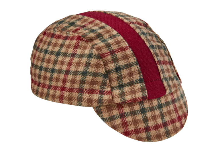 Écossais // Tan Plaid Maroon L/XL
