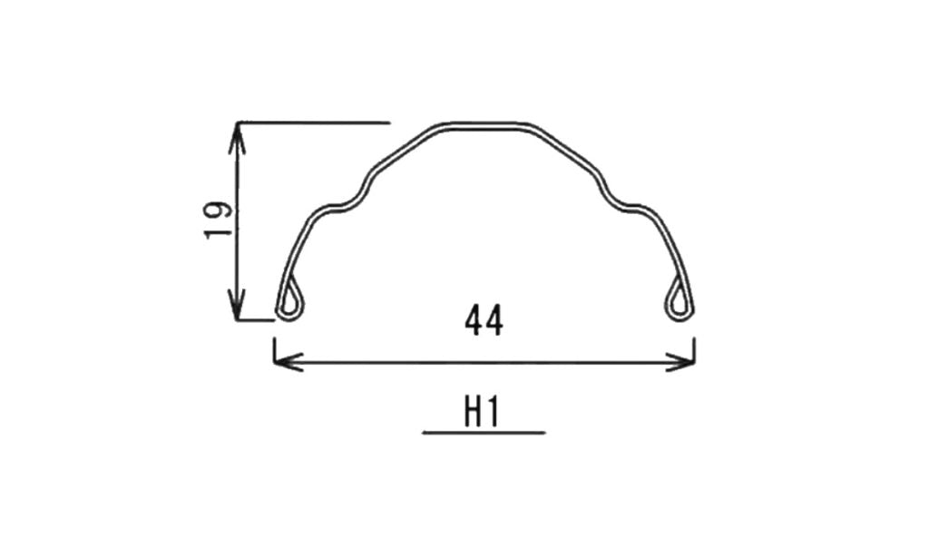 H1 43mm Fluted