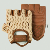 Veeka #1930 Binda Cream-Brown Gloves