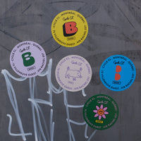 C&L Bassi Stickers 6-Pack